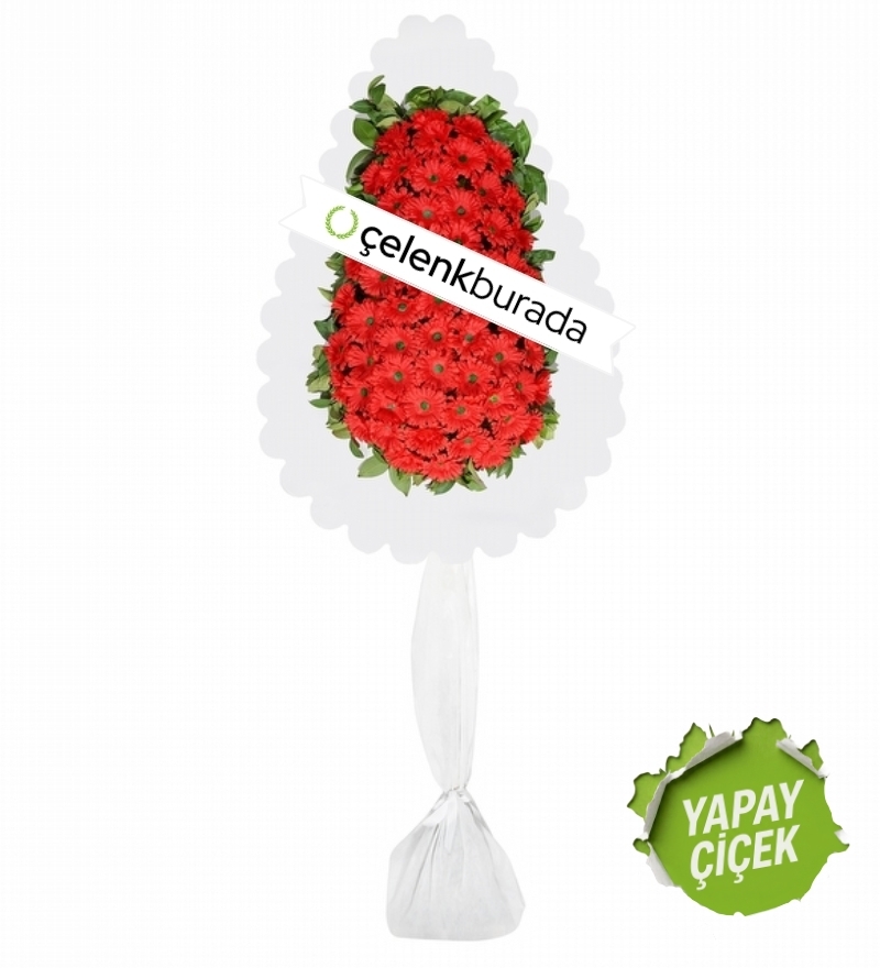 Kırmızı Gerbera Çelenk