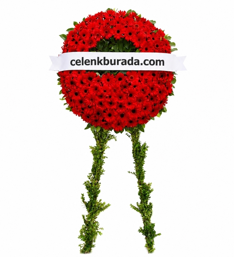 Kırmızı Cenaze Çelengi