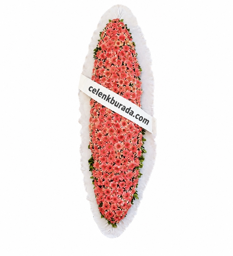 Pembe Gerbera Düğün Çelengi