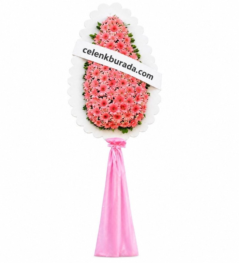 Pembe Düğün ve Açılış Çelengi