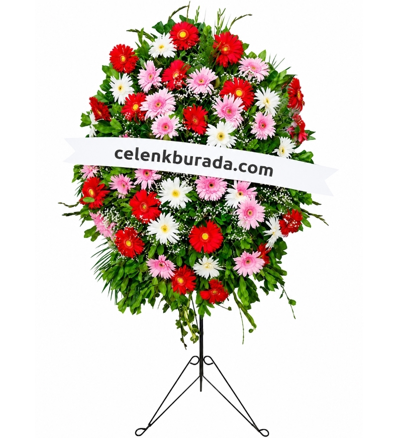 Renkli Gerbera Ferforje