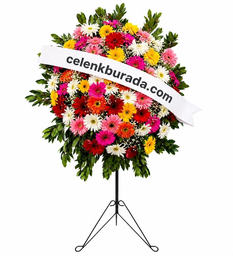 Renkli Gerbera Ferforje